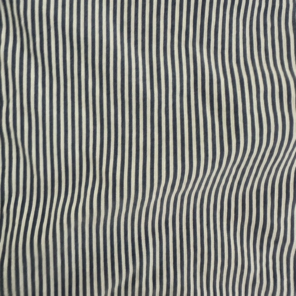 Mario Serrani Blue Striped Cropped Pants - Picture 4 of 4